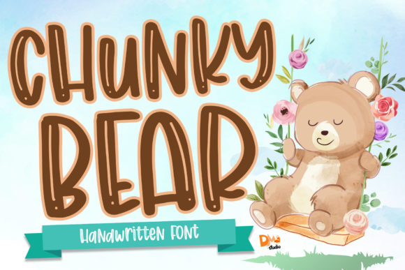 Chunky Bear: A Bold Script for Creative Projects