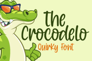 Crocodelo: A Playful Script Font for Editorial Charm