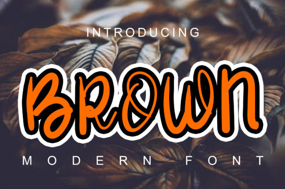 Discover Brown: A Handwritten Font for Elegant Web Design