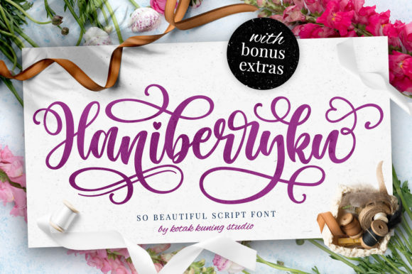 Discover Haniberryku: A Versatile Script Font for Creative Branding
