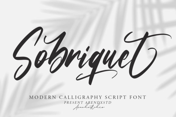 Discover Sobriquet: A Timeless Handwritten Font for Elegant Branding