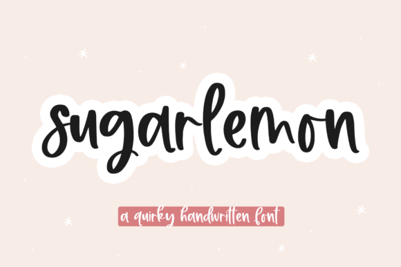 Discover Sugarlemon: A Charming Handwritten Font for Web Design