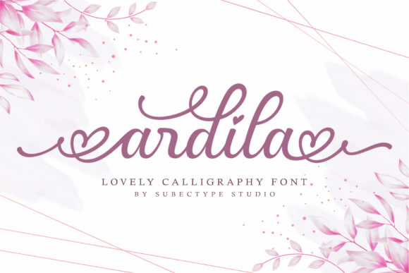 Elevate Your Brand with Ardila: A Charming Script Font