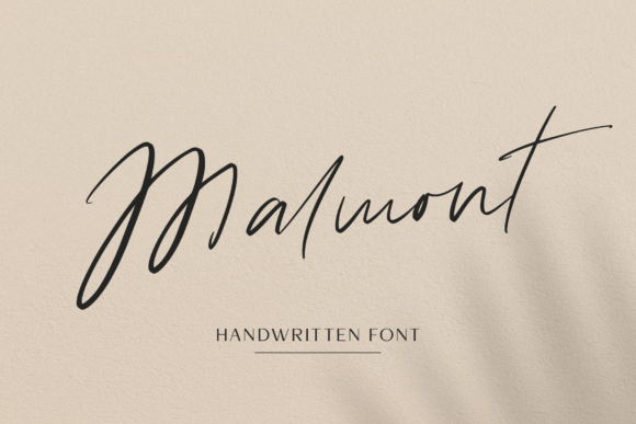 Elevate Your Brand with Malmont: A Timeless Handwritten Font