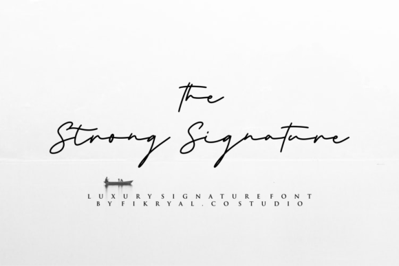 Elevate Your Brand with The Strong Signature Font