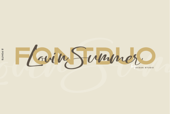 Elevate Your Editorial Design with Lovin Summer Font