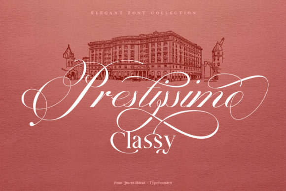 Elevate Your Web Design with Prestissimo Classy Font