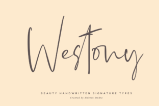 Enhance Your Brand with Westony: A Stylish Script Font