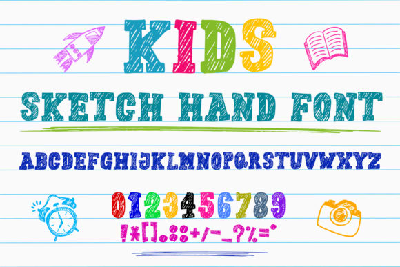Exploring Kids Sketch Hand: A Perfect Font for Creative Branding