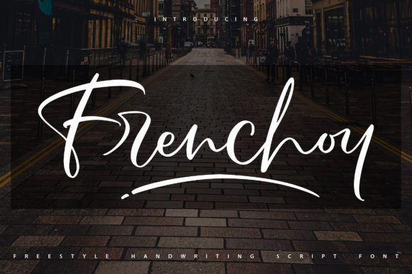 Frenchoy: A Handwritten Font for Creative Web Design