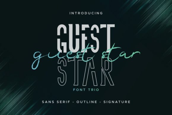 Guest Star: A Versatile Font Duo for Editorial Design
