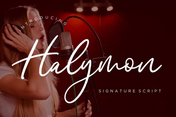 Halymon: A Handwritten Font for Elegant Web Design