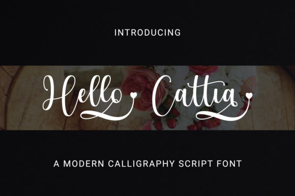 Hello Cattia: A Charming Handwritten Font for Crafters