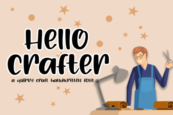 Hello Crafter: A Charming Handwritten Font for Makers