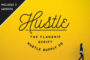 Hustle: A Contemporary Script Font for Crafters and Creators