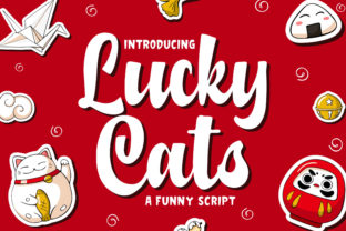 Lucky Cats: A Playful Script Font for Creative Projects