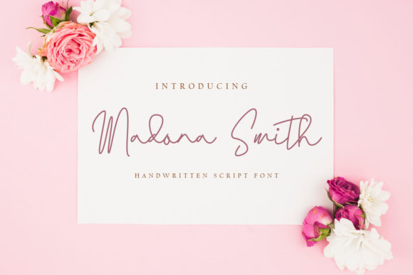 Madona Smith: A Magical Script Font for Crafters