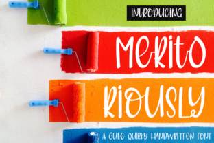 Meritoriously: A Handwritten Font for Standout Branding