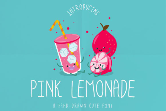 Pink Lemonade: A Charming Handwritten Font for Crafters