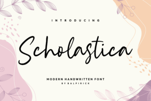 Scholastica: A Versatile Handwritten Font for Modern Campaigns