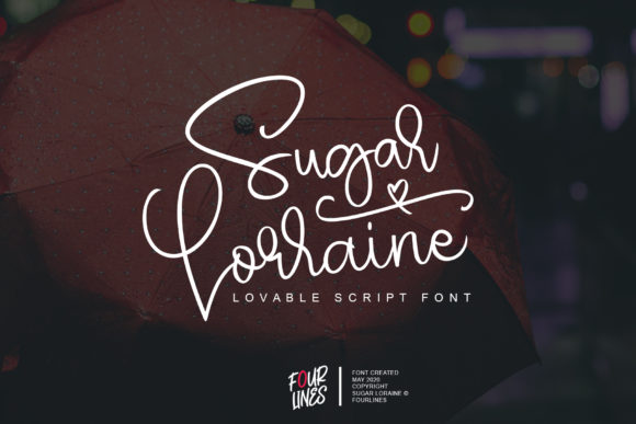 Sugar Lorraine: A Charming Handwritten Font for Crafters