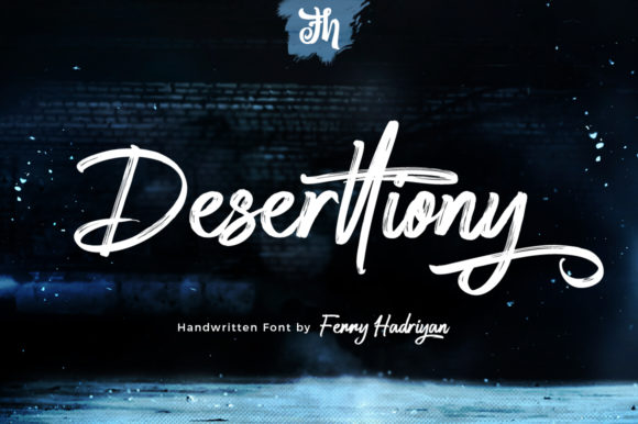 Transform Your Brand with Deserttiony: A Versatile Handwritten Font