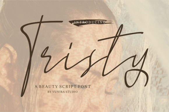 Tristy: A Handwritten Font for Elegant Web Design