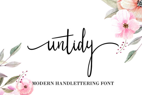 Untidy: A Modern Handwritten Font for Editorial Charm